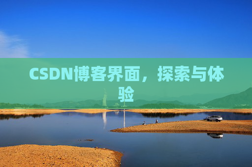 CSDN博客界面,探索与体验